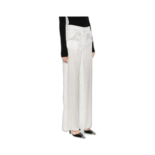 Blumarine Frayed-Edge Jeans