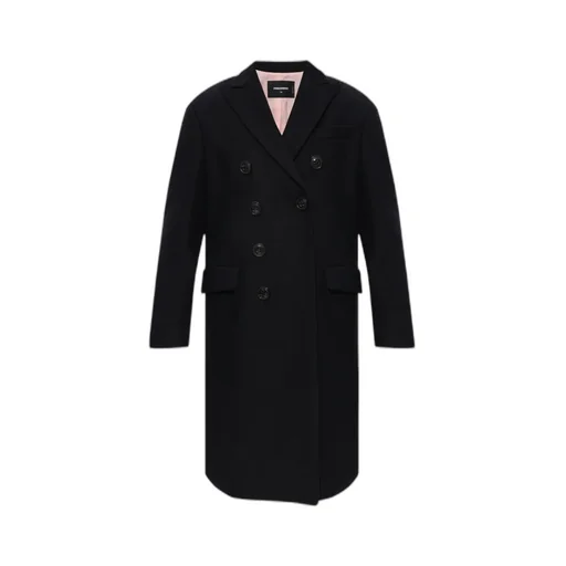 Double-Breasted Virgin Wool Coat