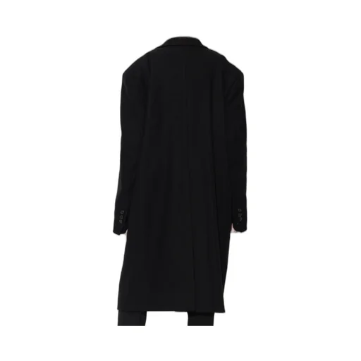 Double-Breasted Virgin Wool Coat