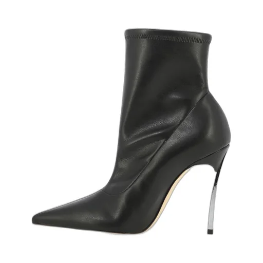 Casadei Blade Pointed Toe Heeled Boots