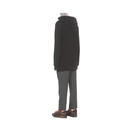 Lanvin Logo Embroidered Drawstring Hoodie