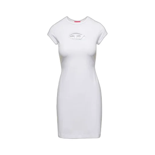 Round-Collar Short-Sleeve Dress