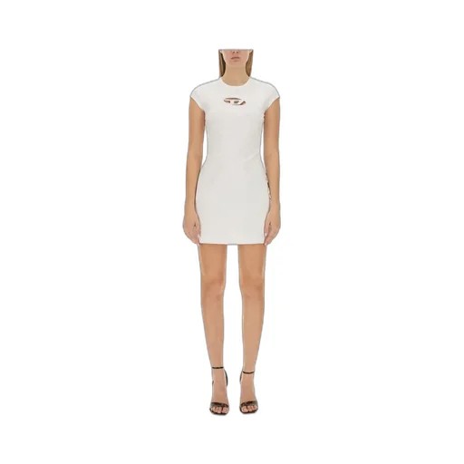Round-Collar Short-Sleeve Dress