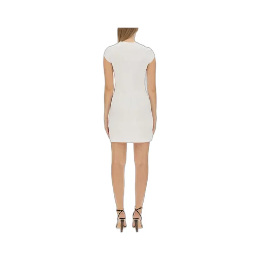Round-Collar Short-Sleeve Dress