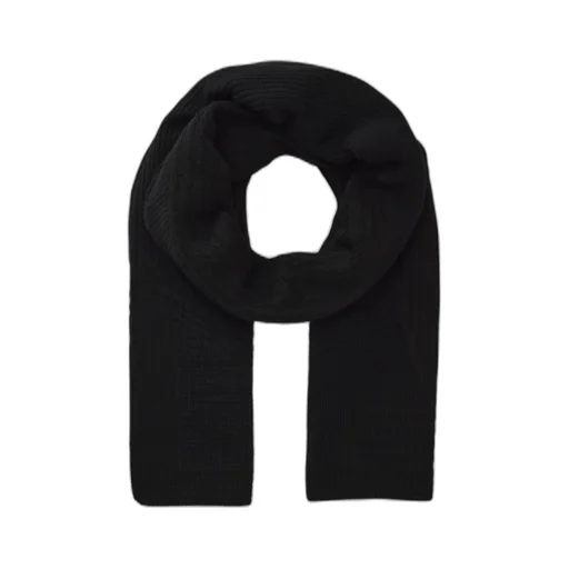 Y-3 Engineered Logo-Debossed Finished-Edge Scarf
