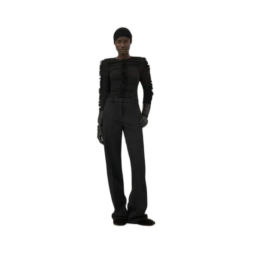 Belt-Loop Casual Pants