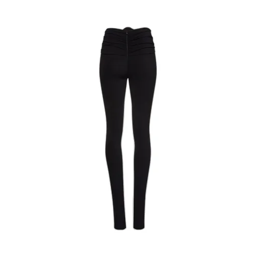 Magda Butrym Floral-Appliqu Ruched Leggings