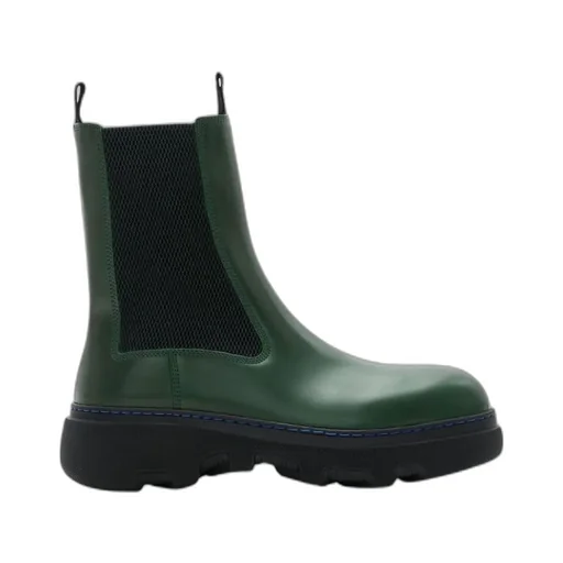 Round-Toe Leather Boots