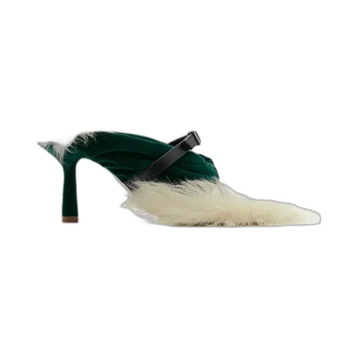 Step Post 75Mm Leather Sandals