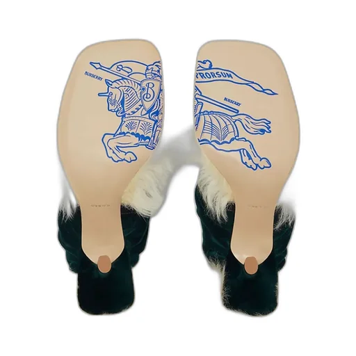 Step Post 75Mm Leather Sandals