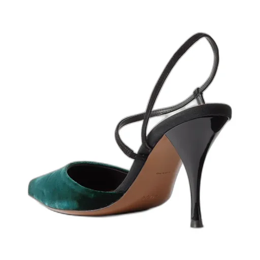 Tangra Pointed Shoes With Exposed Heels