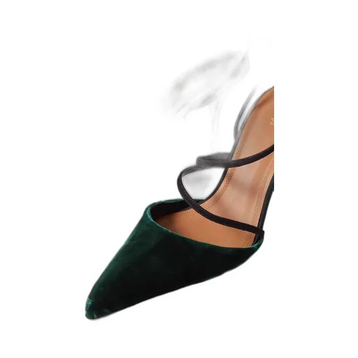 Tangra Pointed Shoes With Exposed Heels