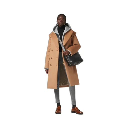 Double-Breasted Camel Hair Coat