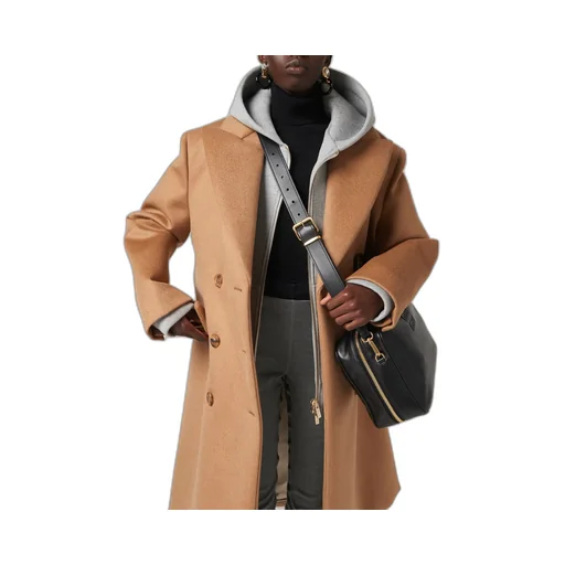 Double-Breasted Camel Hair Coat