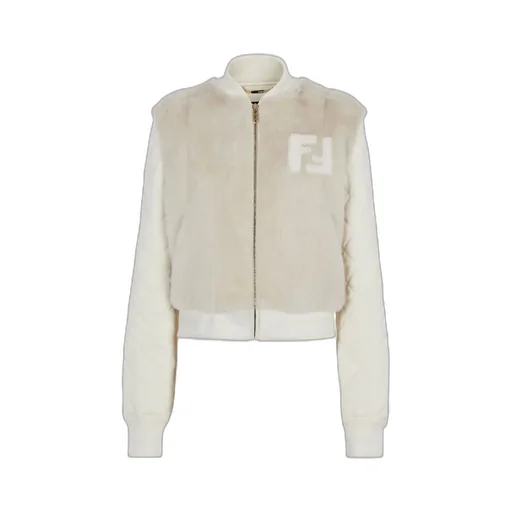 Fendi Diamond Quilted Bomber Jacket