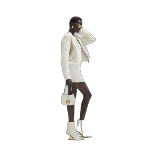Fendi Diamond Quilted Bomber Jacket