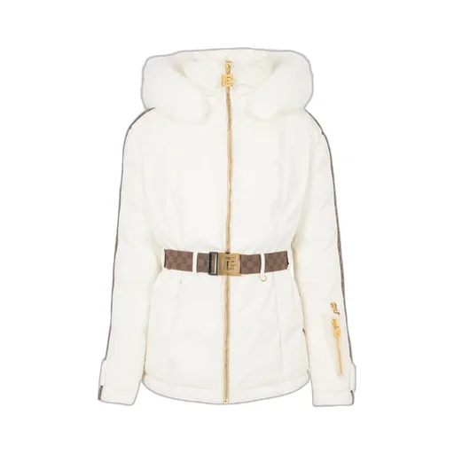Balmain Belted Pb Down Jacket