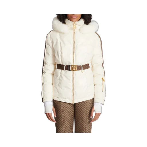 Balmain Belted Pb Down Jacket