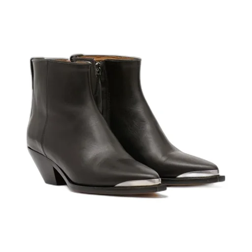 Isabel Marant Adnae Zipped Ankle Boots