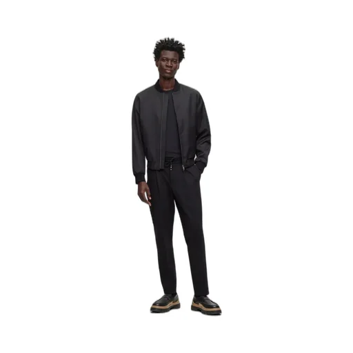 Boss Hugo Boss Stripe-Trim Crewneck T-Shirt