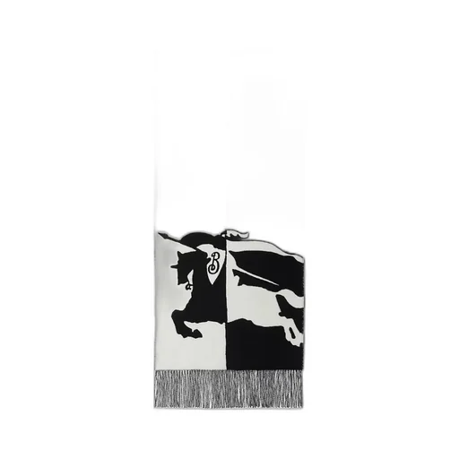 Equestrian Knight Wool-Cashemere Scarf