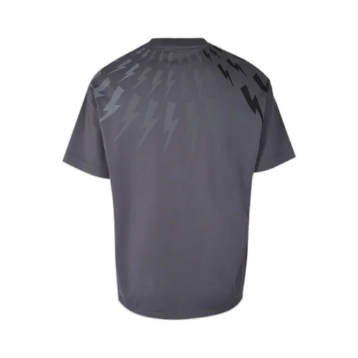 Open-Necked Black Shirt