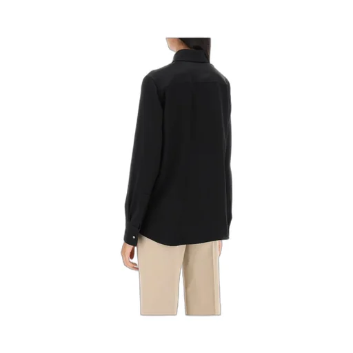 Lanvin Long Sleeved Buttoned Satin Shirt