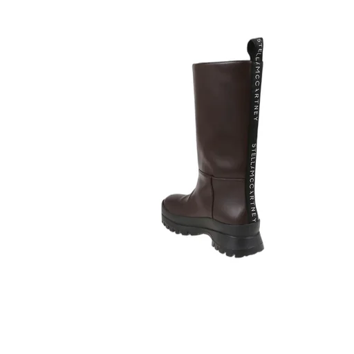 Logo Details Short Boots