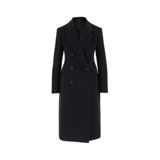 Double-Breasted Notched Coat