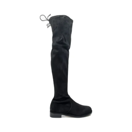 Lowland Lift Suede Thigh-High Boots