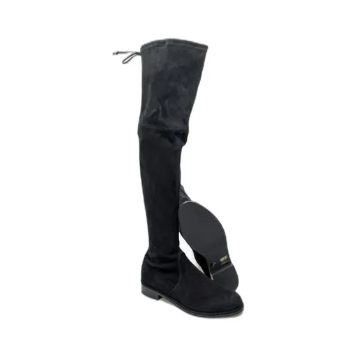 Lowland Lift Suede Thigh-High Boots