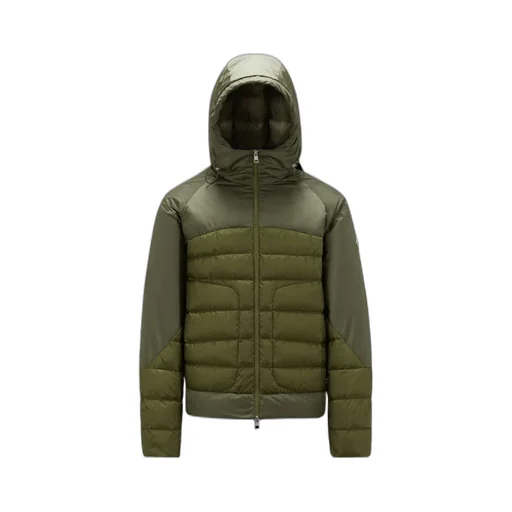Moncler Panelled Zip-Up Puffer Jacket