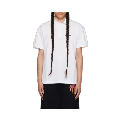 Palm Angels Logo Embroidered Polo Shirt