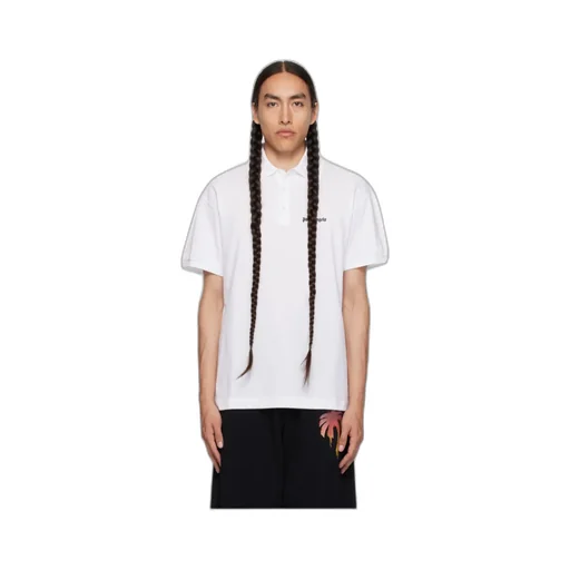 Palm Angels Logo Embroidered Polo Shirt