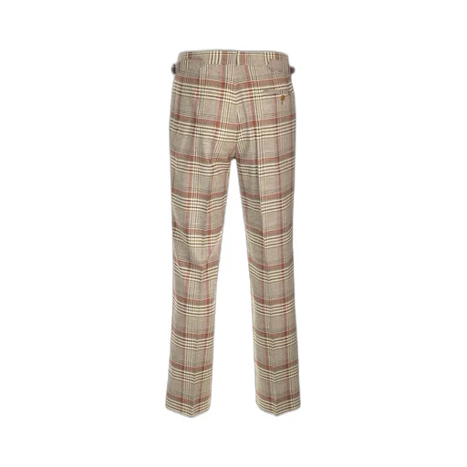 Checked Casual Pants
