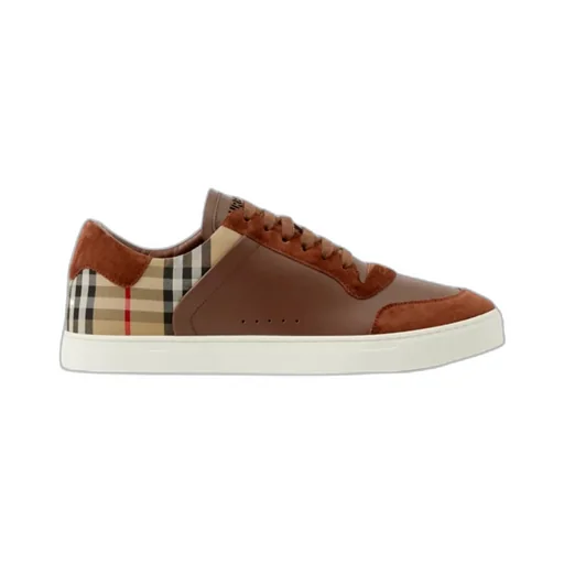 Vintage Check Panelled Sneakers