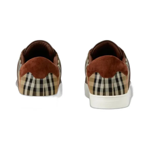 Vintage Check Panelled Sneakers