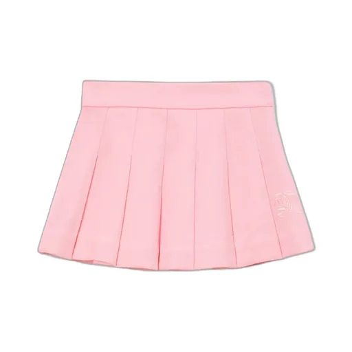 Pleated Ruched Flared Skirt