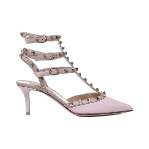 Rockstud Caged 65Mm Patent Pumps