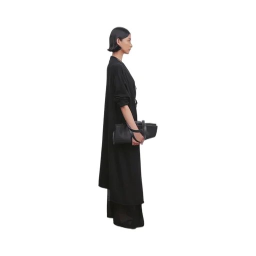 Circle Long Knitted Cardigan