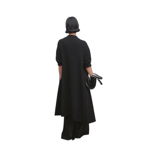 Circle Long Knitted Cardigan
