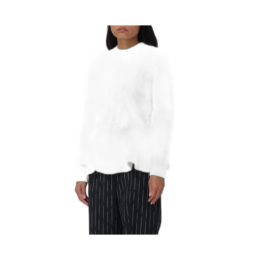 Peplum-Hem Cable-Knit Jumper
