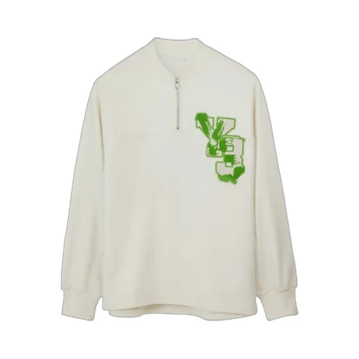 Logo-Patch Organic Cotton Sweatshirt