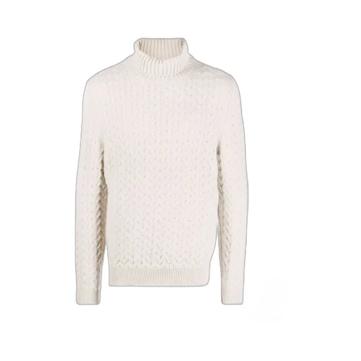Roll-Neck Cable-Knit Jumper