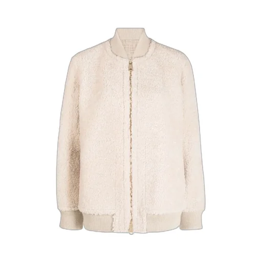 Shearling Zip-Up Jacket