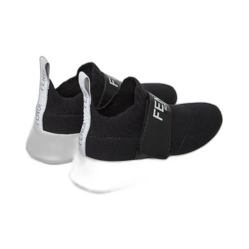 Black Mesh Junior Sneakers