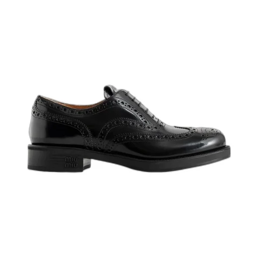 Lace-Up Leather Brogues