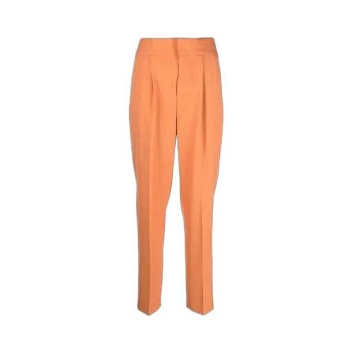 Pleated Zipper Casual Pants