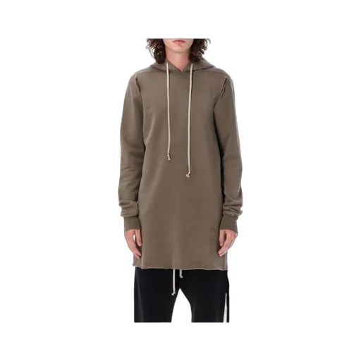 Rick Owens Drkshdw Cut-Out Detailed Long Hoodie