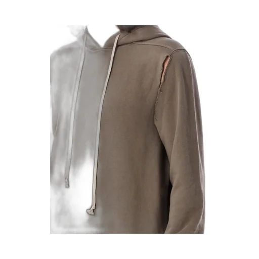 Rick Owens Drkshdw Cut-Out Detailed Long Hoodie